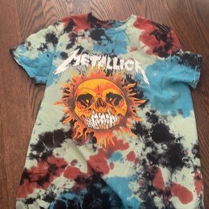 METALLICA TIE DYE TEE